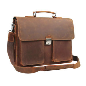 Full Grain Leather Pro Briefcase L64B-RB